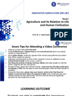 1 AGRICULTURE AND ITS RELATION TO LIFE AND HUMAN CIVILITATION (English Version)