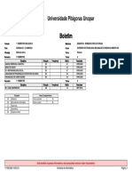 Universidade Pitágoras Unopar boletim de notas