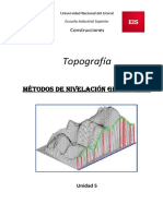 Apuntes Topografía 1 - Unidad 5 - Métodos de Nivelación Geométrica - EIS 2020 PDF