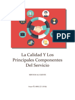 La Calidad Y Los Principales Componentes Del Servicio