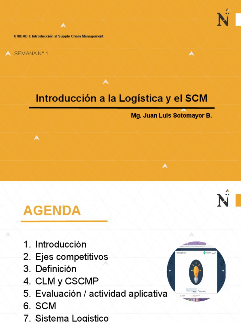 Introduccion A La Logistica y SCM | PDF | Logística | Gestión de la ...