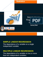 Simple Linear Regression and Correlation: Aurooj Butt