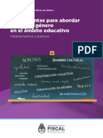 Herramientas para Abordar Temas de Genero en El Ambito Educativo