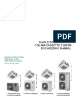 Single-Zone Four-Way Ceiling-Cassette System Engineering Manual