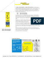 Turck Switching Amplifiers: PNP - MK13-UPF-Ex0/24VDC NPN - MK13-UNF-Ex0/24VDC