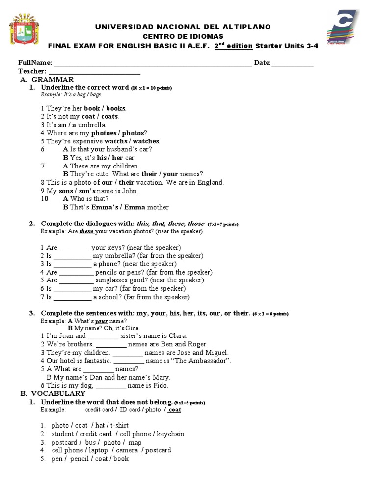 English Basic II Final Exam Guide | PDF | Semiotics