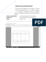 Memoria Descriptiva de Estructuras