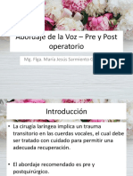 Clase 3 Abordaje de La Voz - Pre y Post PDF