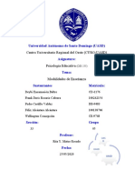 Trabajo Modalidades de Enseñanza