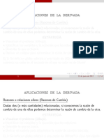 Calculo Diferencial (Razon de Cambio) PDF