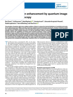 Super-Resolution Enhancement by Quantum Image Scanning Micros