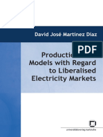 David José Martinez Díaz Production Cost Models With Regard To Liberalised Electricity Markets 2008