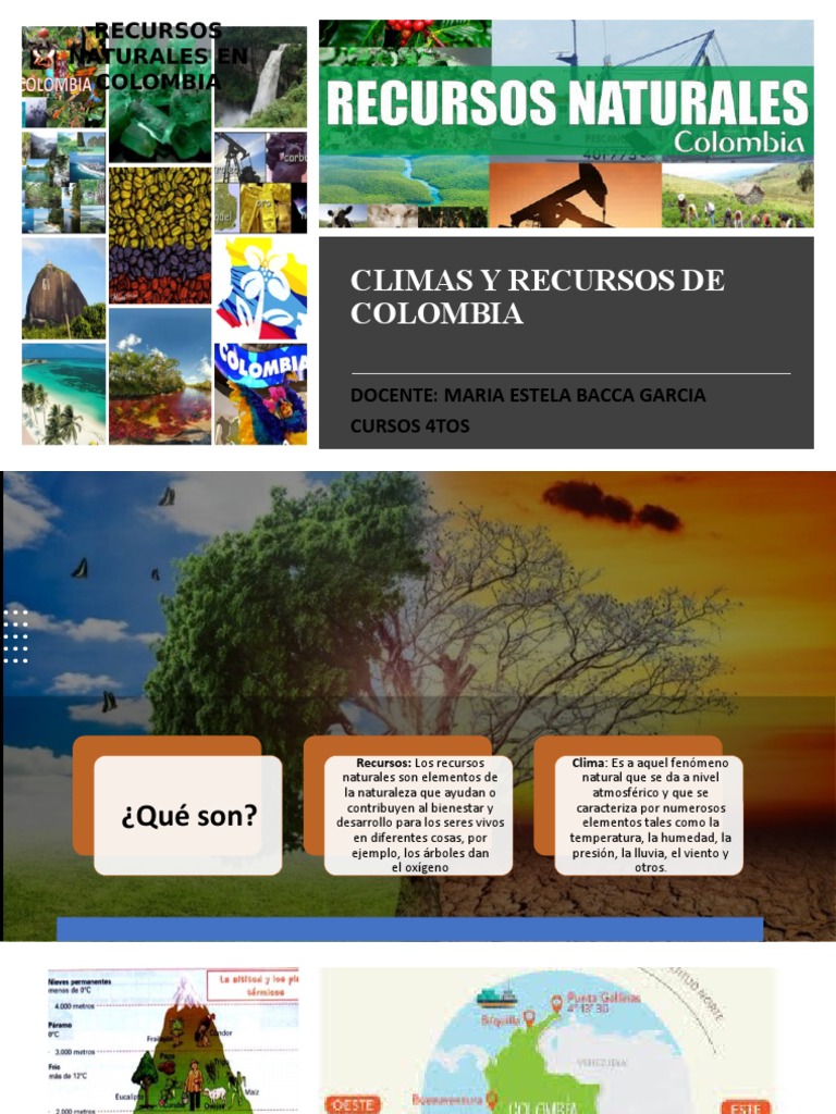 Climas y Recursos Naturales de Colombia | PDF | Clima | Suelo