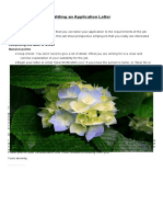 Writing An Application Letter: Before You Start