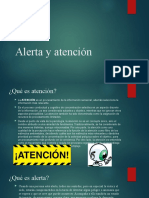 Alerta y atención