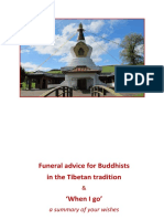 Funeral Advice For Buddhists in The Tibetan Tradition
