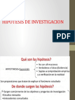 Hipótesis de investigación y ejemplos