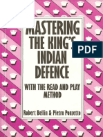 Ponzetto P. Bellin R. - Mastering the Kings Indian Defense  - Batsford 1990.pdf