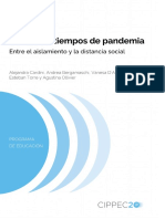 Cardini Et Al. 2020 Educar en Tiempos de Pandemia. Entre El Aislamient... PDF