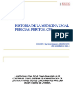 Clase 1 - Historia de La Medicina Legal - Eupg - Unfv - 2020-I PDF