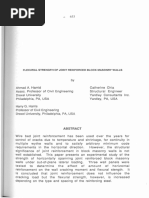 Flexural Strength of Joint Reinforced Block Masonry Walls