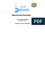 Manual de Zoom para Docentes