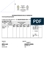 Office/Malaguip Integrated School/Clc Workweek Plan To The Personnel Division/Section/Unit