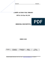 Memoria Descriptiva Acceso Vial Urbano Chavez 2020 PDF