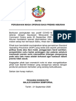 Notis Perubahan Masa Hiburan Awam PDF