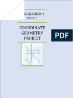 Coordinate Geometry Project: Precalculus 1 Unit 2