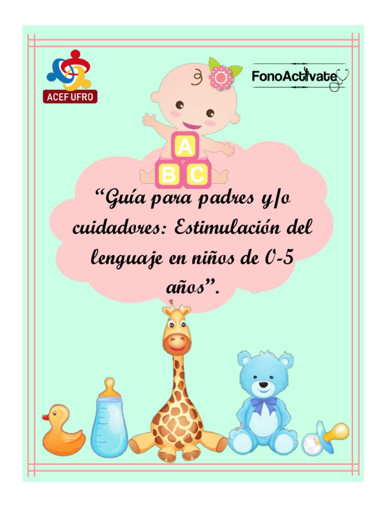 Guía de Estimulación del Lenguaje Infantil | PDF | Palabra | Oración ...