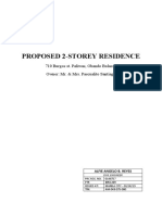 Proposed 2-Storey Residence Structural Analysis