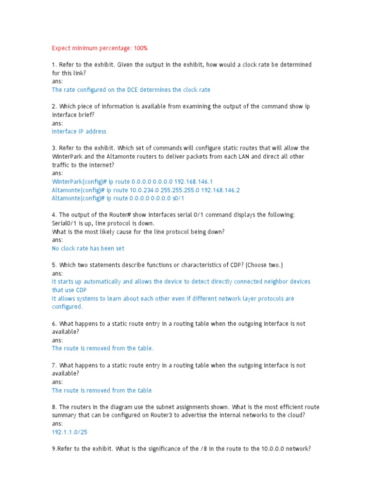 Chapter 2 100% | PDF | Ip Address | Router (Computing)