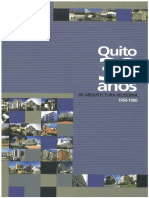 Quito 30 Anos de La Arquitectura Moderna PDF