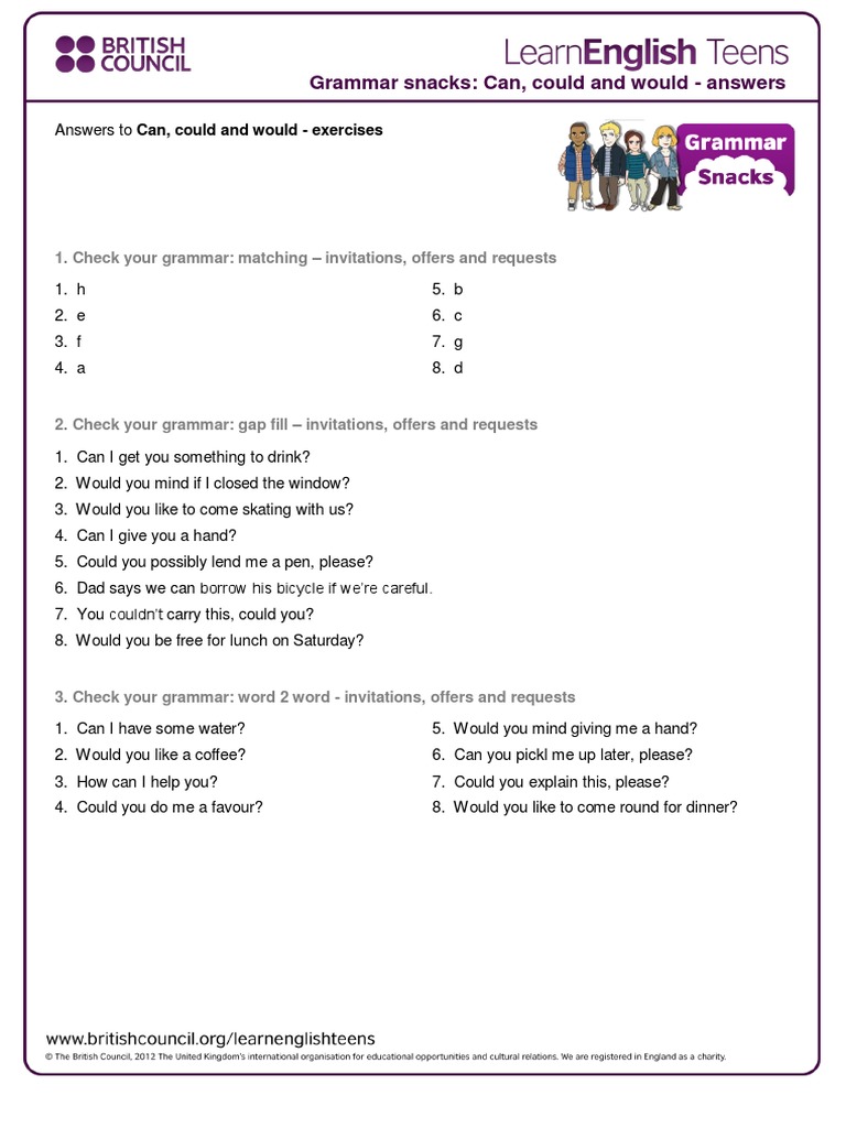Gs Can Could Would Answers Pdf Pdf
