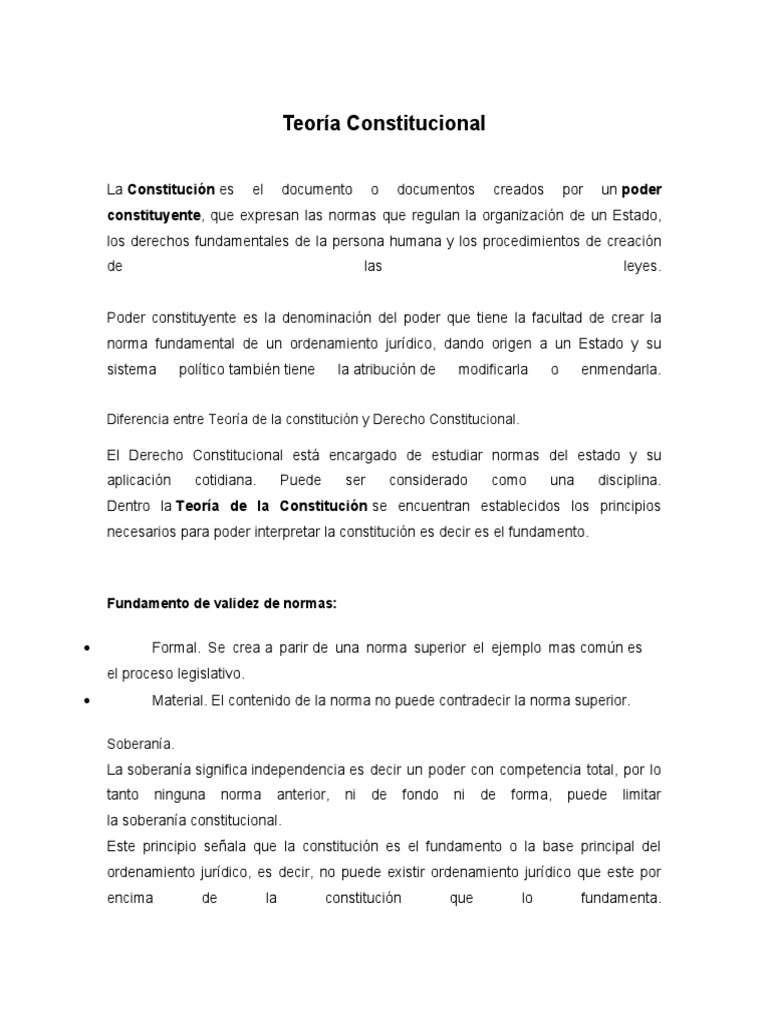 Fundamentos de la Teoría Constitucional | PDF | Constitución | Ley ...