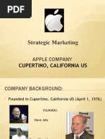 Strategic Marketing: Cupertino, California Us