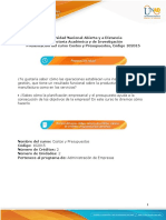 Presentación Del Curso Costos y Presupuestos PDF