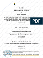 Rohs Integration Report: East Notice Certification
