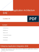 Enterprise Application Architecture (EAI)