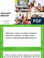 ANA LIZA V. LEYVA - Assessment of Classroom Behavior and Academic Areas
