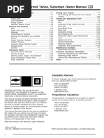 2008 Chevrolet Tahoe Owners PDF