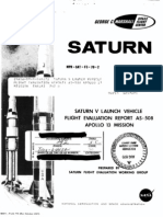 Saturn V Launch Vehicle Flight Evaluation Report - AS-508 Apollo 13 Mission