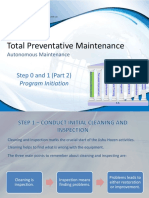 Total Preventative Maintenance Program Initiation