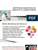 Identifikasi Bahan Biologi Berbahaya Di Laboratorium - 30 Oktober 2019 Final