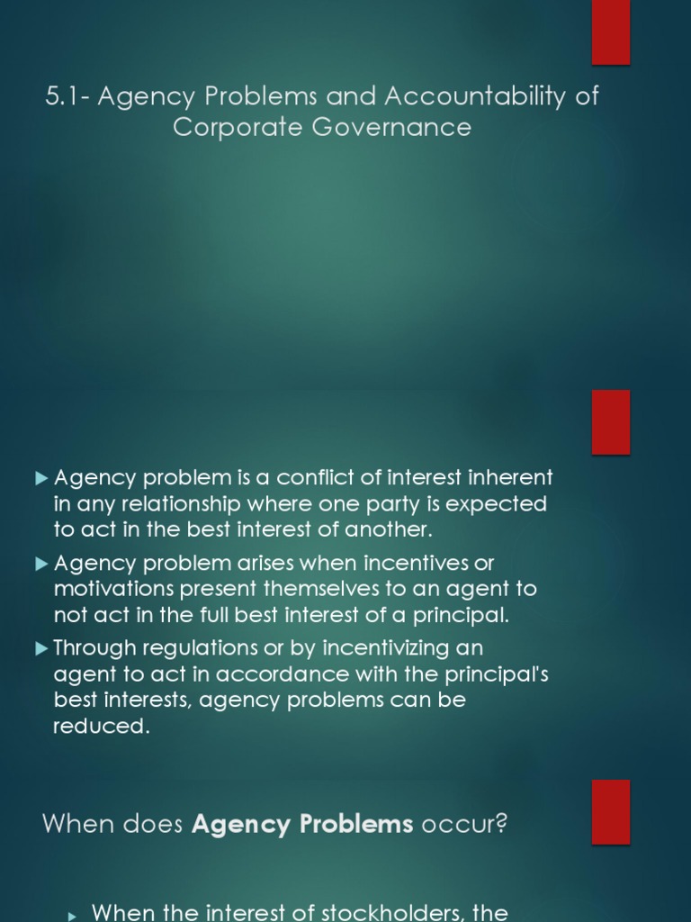 Corporate Governance Conflicts | PDF | Law Of Agency | Fiduciary