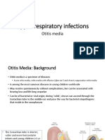 Upper Respiratory Infections: Otitis Media