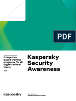 Kaspersky Security Awareness: Computer-Based Training Programs For All Organizational Levels