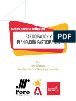 Participación y Planeación Participativa