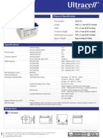 UL26-12 Physical Specification: Part Number: Length: Width: Container Height: Total Height: Approx Weight